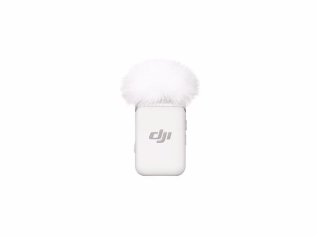 DJI MIC 2 TX Trådløst mikrofonsender clip-on Platinum White