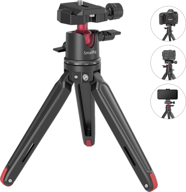 Smallrig 2664 Bordstativ Minitripod med Panoramic Ballhead