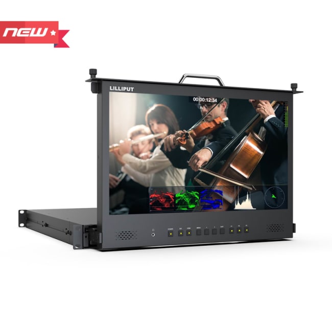Lilliput RM-1731s Monitor 17.1" pull-out 1U rackmonitor HDMI SDI HD