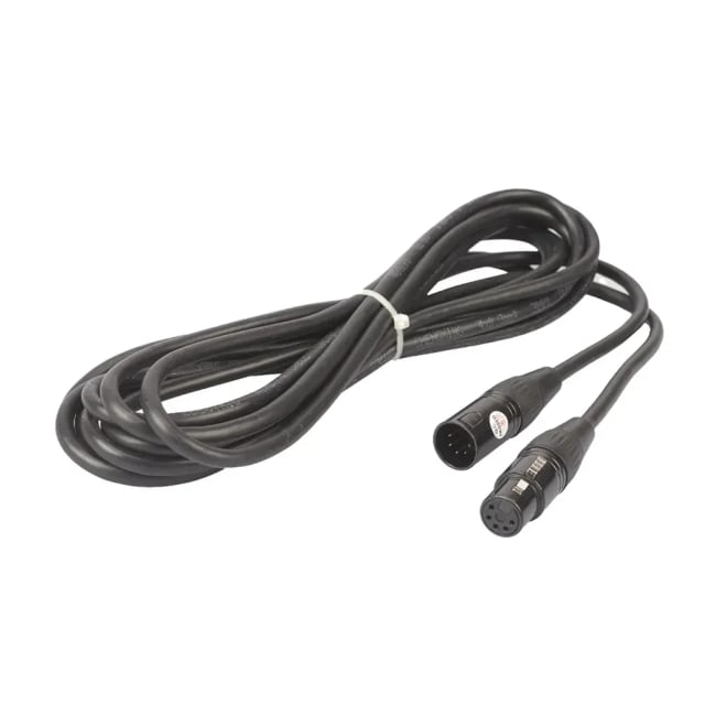 SWIT LA-DMX5 DMX kabel 5 pin XLR han/hun Sort 5m