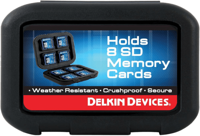 Delkin DDACC-SD8 Minnekortboks for 8 stk SD kort