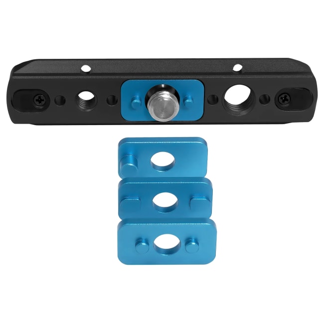 Kondor Blue 3.5" Monitor Cage Nato Rail Raven Black