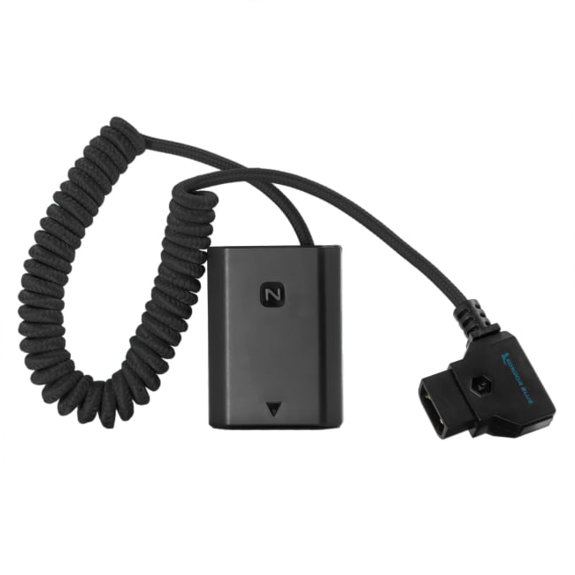 Kondor Blue D-Tap til NP-FZ100 Dummy Batterikabel Sort