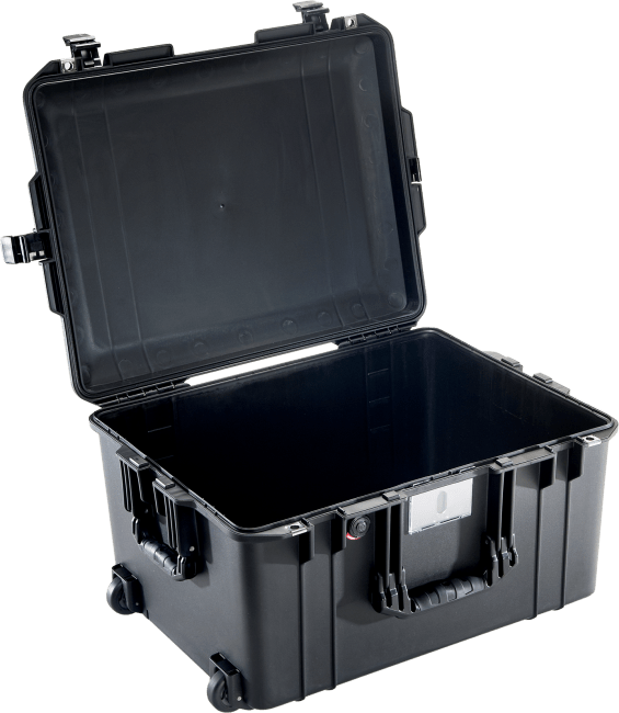 Peli Case Hardcase 1607 Air uten Skum Innv. Mål 535x402x295 mm Sort