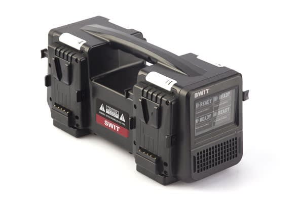 SWIT PC-P461S Batterilader V-Mount 4-veis simultan