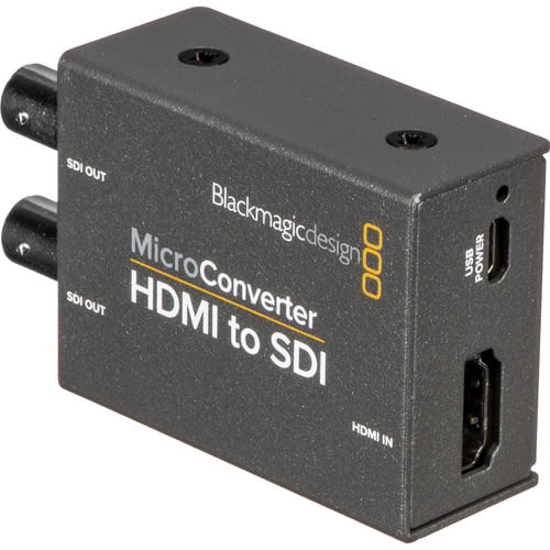 Blackmagic Micro Converter HDMI til SDI 3G power fra microUSB