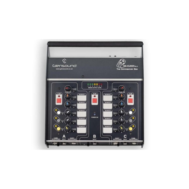 Glensound GS-CU001J MkII V3 Kommentatorboks 3 kanaler