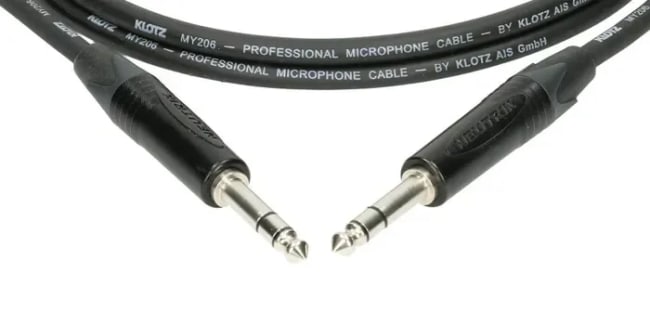 Klotz B4PP1 Audiokabel Jack6,3M3 til Jack6,3M3