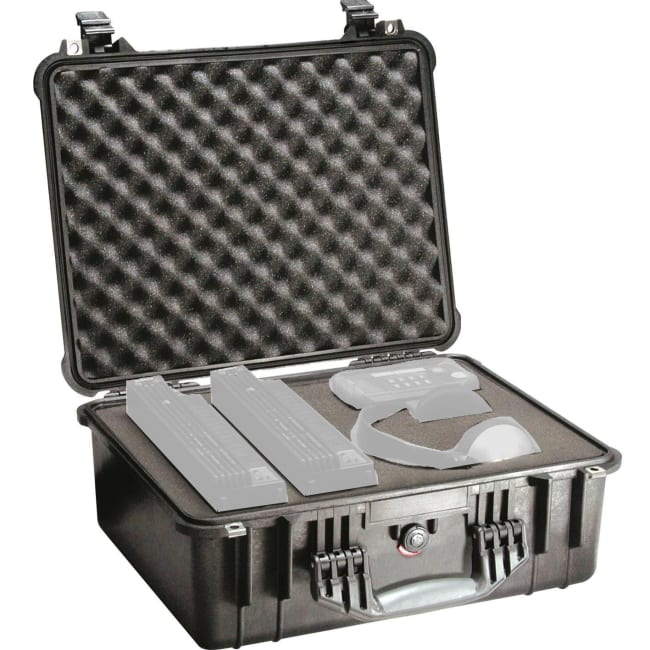 Peli Case Hardcase 1550 med plukkskum Innv. 473x360x196mm Sort