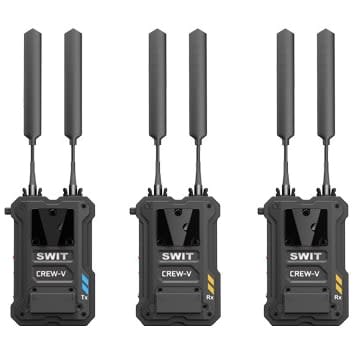 SWIT CREW-V 1T2R Trådløs Videolink 2x Mottakere