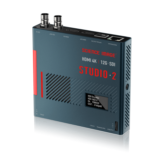 Science Image Studio 2 4K NDI og Formatkonverter