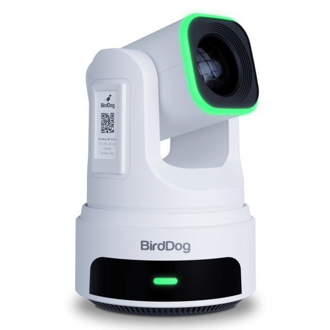 BirdDog X4E Ultra 4K PTZ Kamera med Auto Tracking Hvit