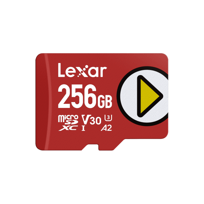 Minnekort microSDXC PLAY 256GB, Lexar