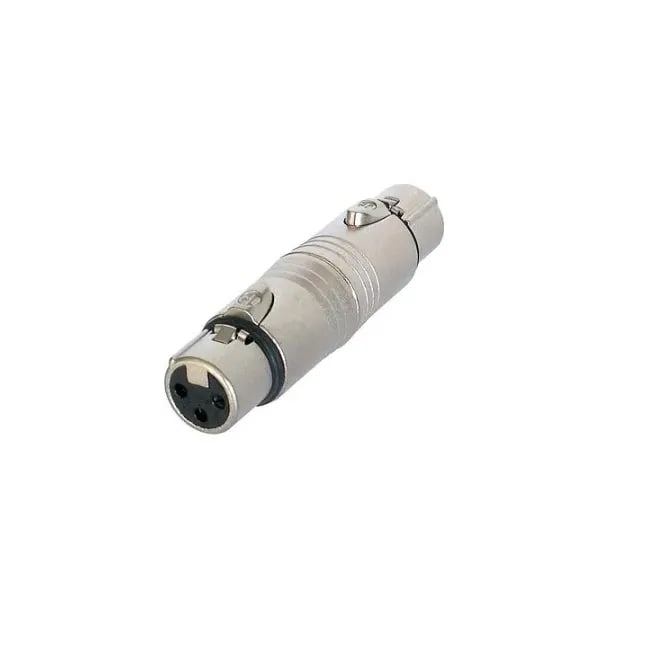 Neutrik NA3FF XLR 3-pin hun til XLR 3-pin hun overgang (kjønnvender)
