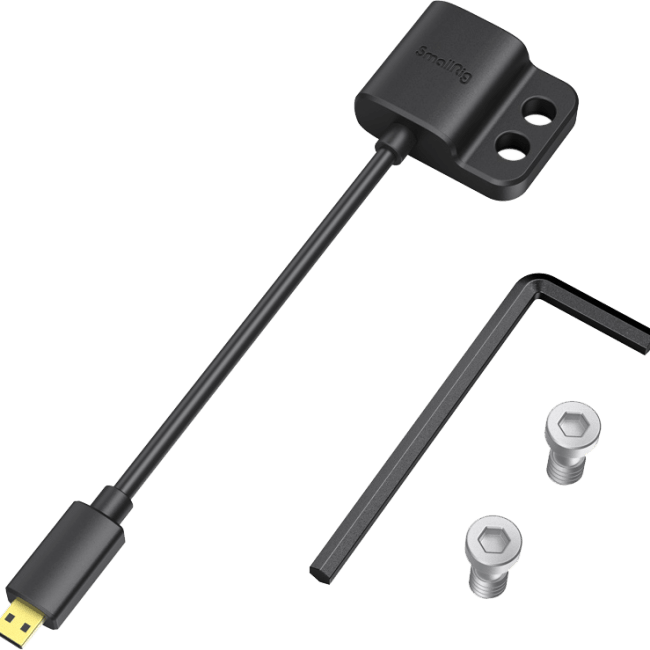 3021, Adapterkabel microHDMI til HDMI (D til A) portsaver overgang, Smallrig