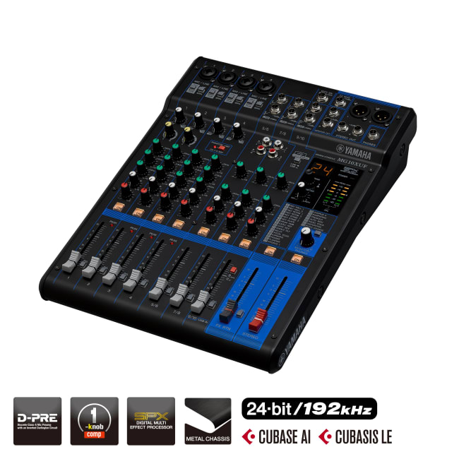 Yamaha MG10XUF Lydmikser 10 inputs 4mic/4stereo m/lydkort