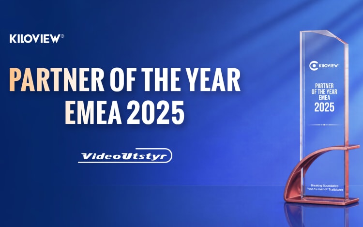 VideoUtstyr Norge kåret til beste Kiloview-partner i EMEA