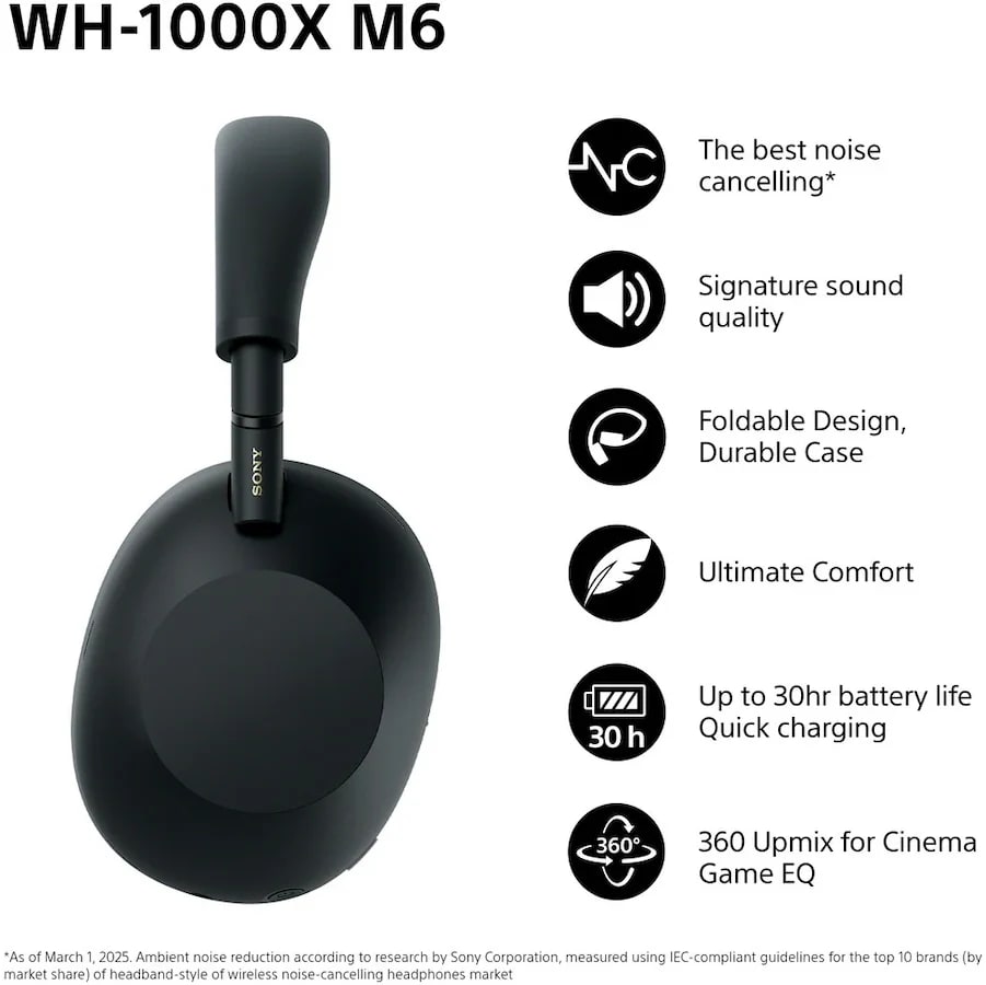 Sony WH-1000XM6 headphones Sony WH-1000XM6 headphones