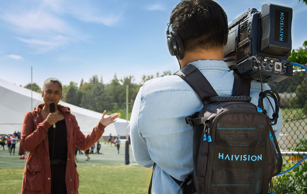 Falkon X2 i live-produksjonsarbeidsflyt