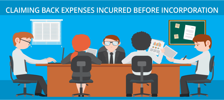 Claiming Back Expenses Incurred before Incorporation