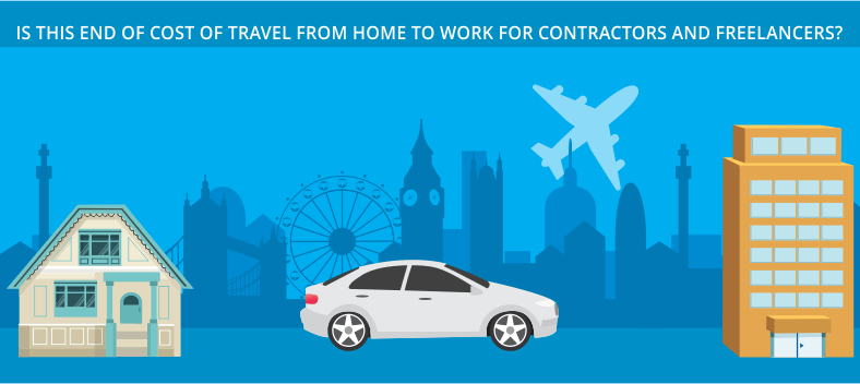 Cost of travel from home to work for contractors and freelancers