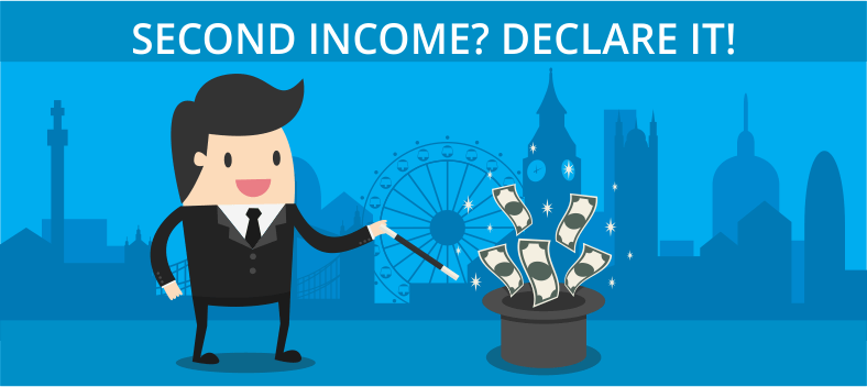 Declare your second income