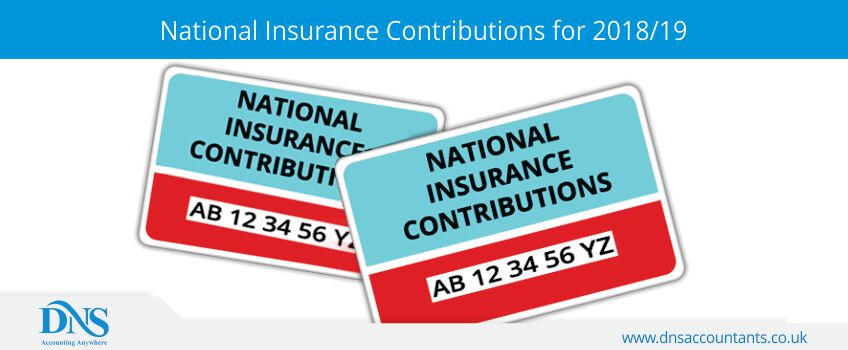 National Insurance Contributions for 2018/19 National Insurance Contributions for 2018/19