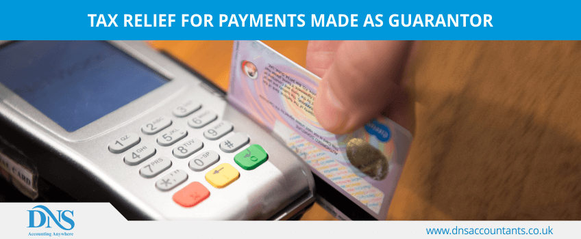 Tax relief for payments made as guarantor