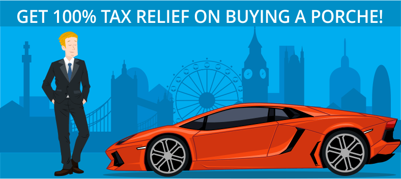 Tax relief on buying a porche