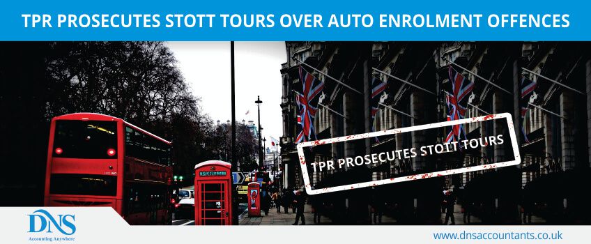 TPR Prosecutes Stott Tours over Auto Enrolment Offences