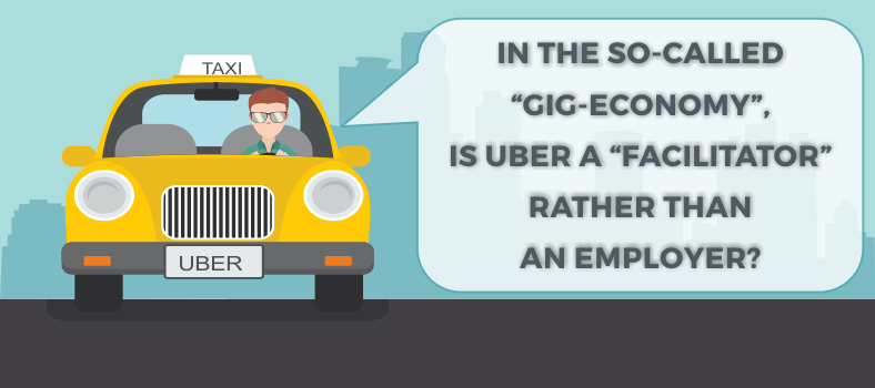 Uber a facilitator rather than an employer