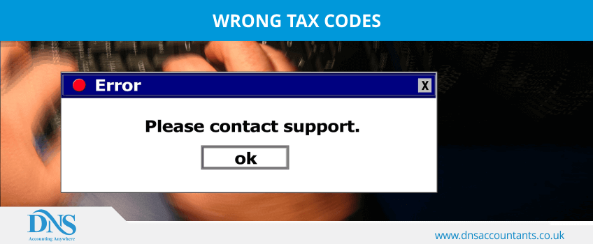 Wrong Tax Codes