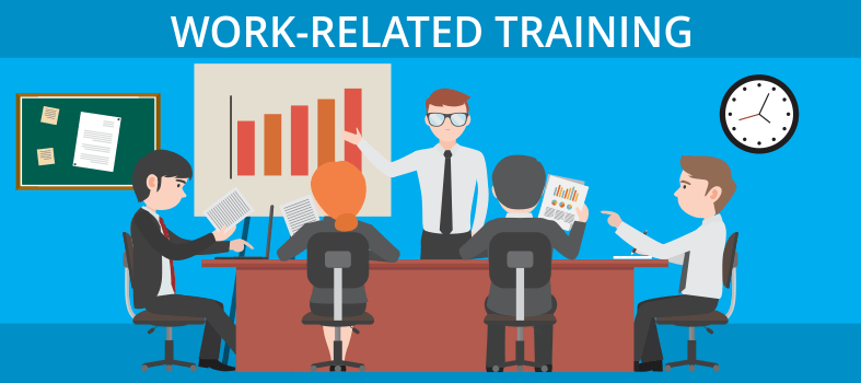 Cash on work related training