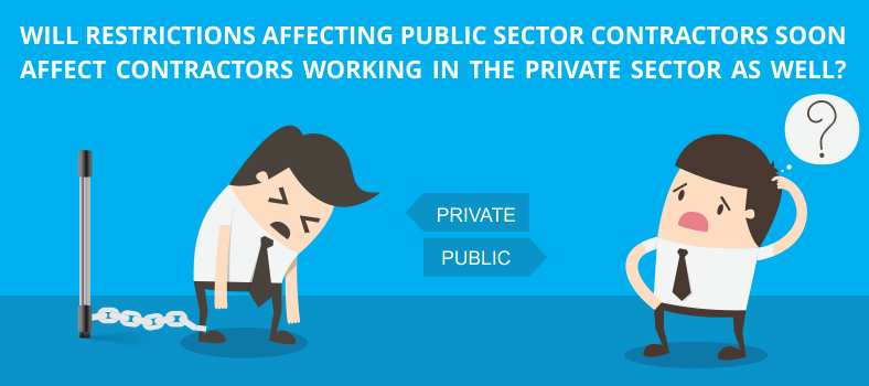 Will restrictions affecting public sector contractors