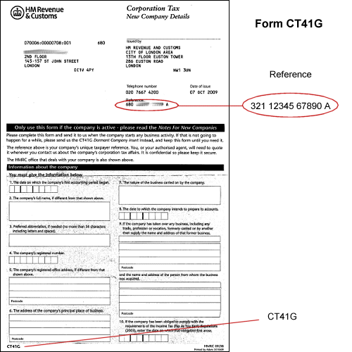 hmrc ct41g form