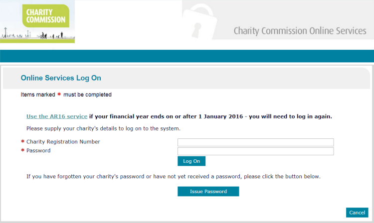 Charity Comission Website Login Charity Comission Website Login