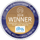 British Accountancy Award Winner 2018