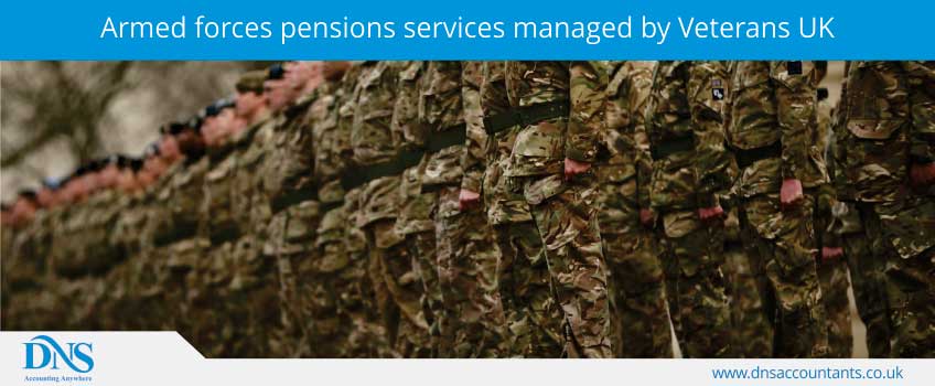 Armed forces pensions services managed by Veterans UK