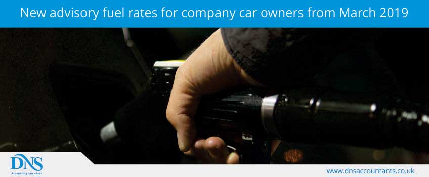 New advisory fuel rates for company car owners from March 2019 New advisory fuel rates for company car owners from March 2019