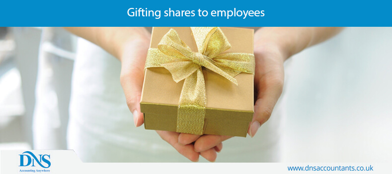 Gifting shares to employees