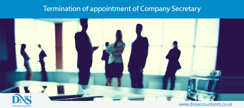 Termination of appointment of Company Secretary