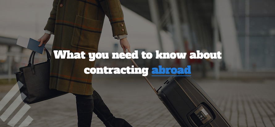 Contractors going abroad Contractors going abroad