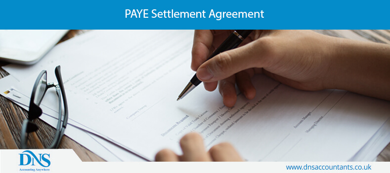 PAYE Settlement Agreement 