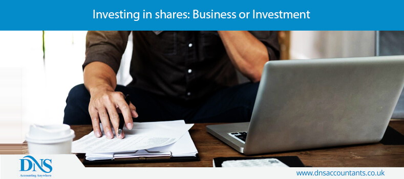 Investing in shares: Business or Investment