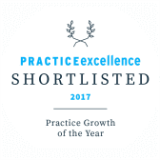 Shortlisted at the 2017 Practice Excellence Awards Shortlisted at the 2017 Practice Excellence Awards