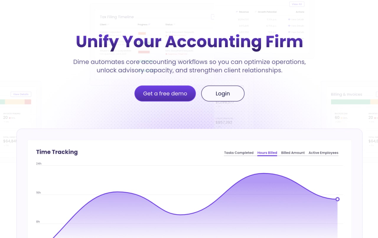 Dime: Unify Your Accounting Firm