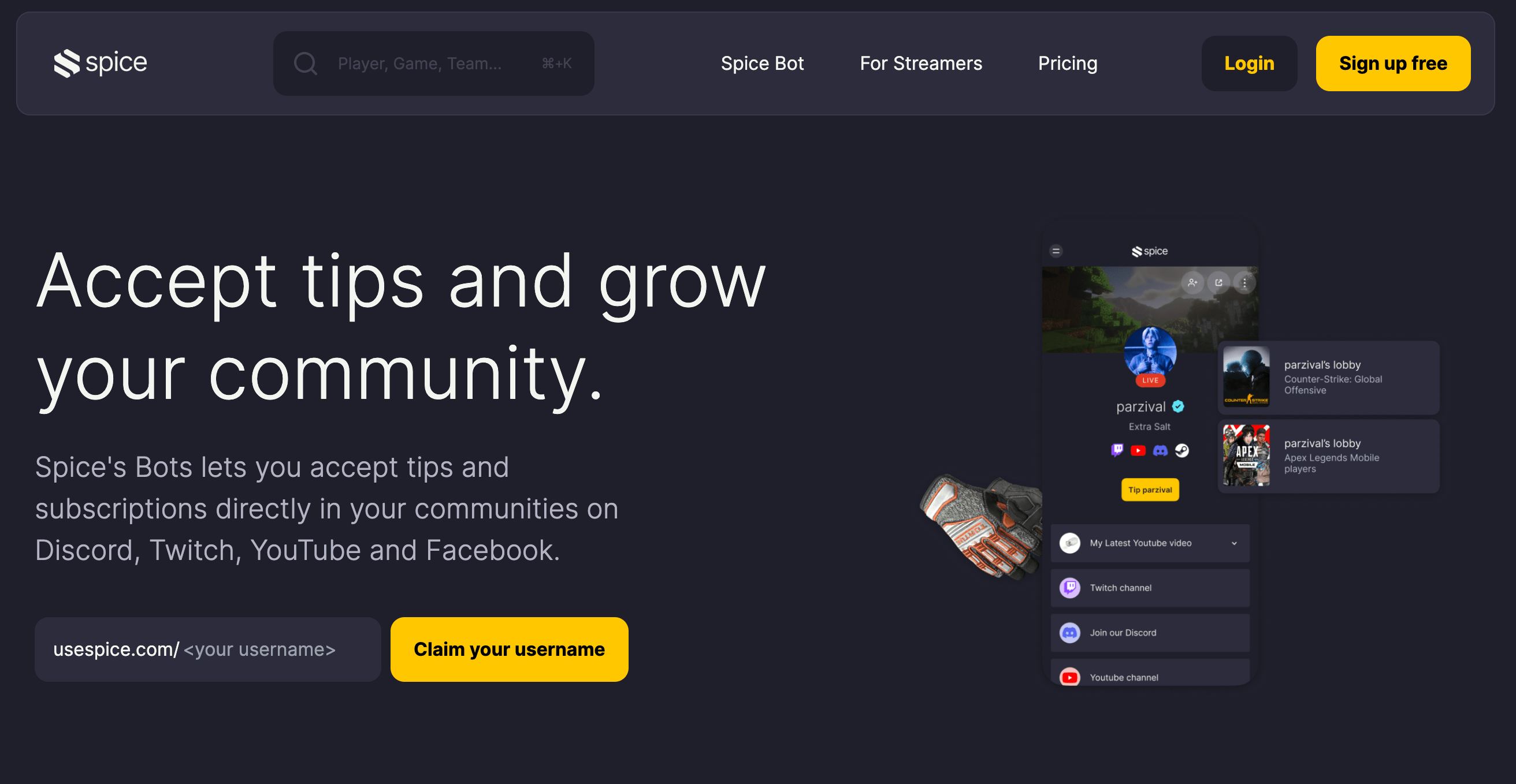Spice Gaming - Rapid Gaming Transactions