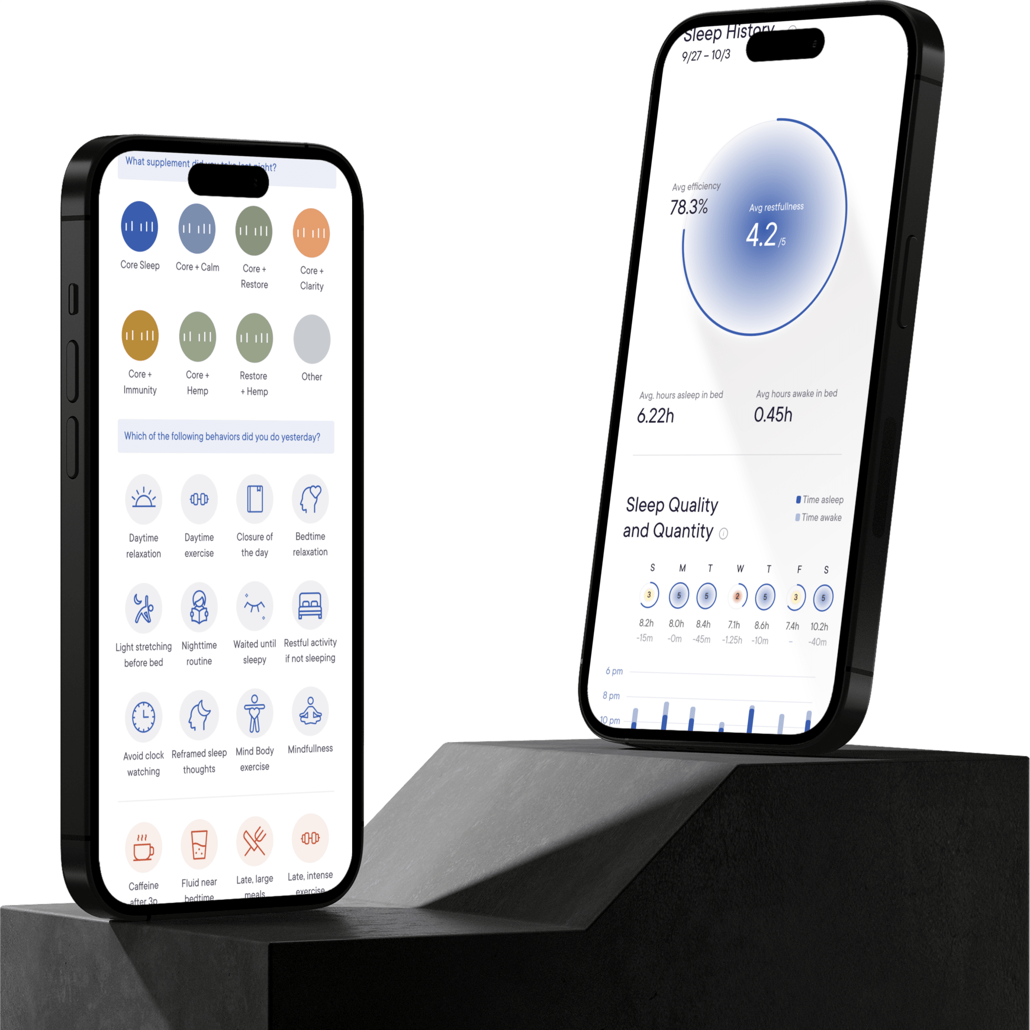 Proper's Sleep + Behavior Tracking App