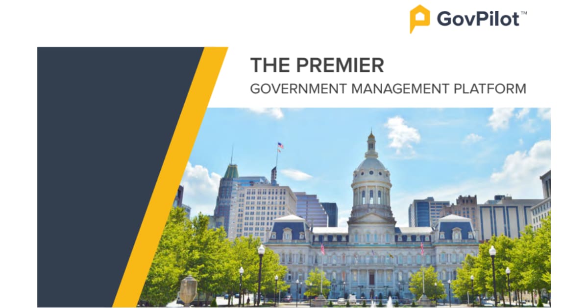 GovPilot Sales Booklet