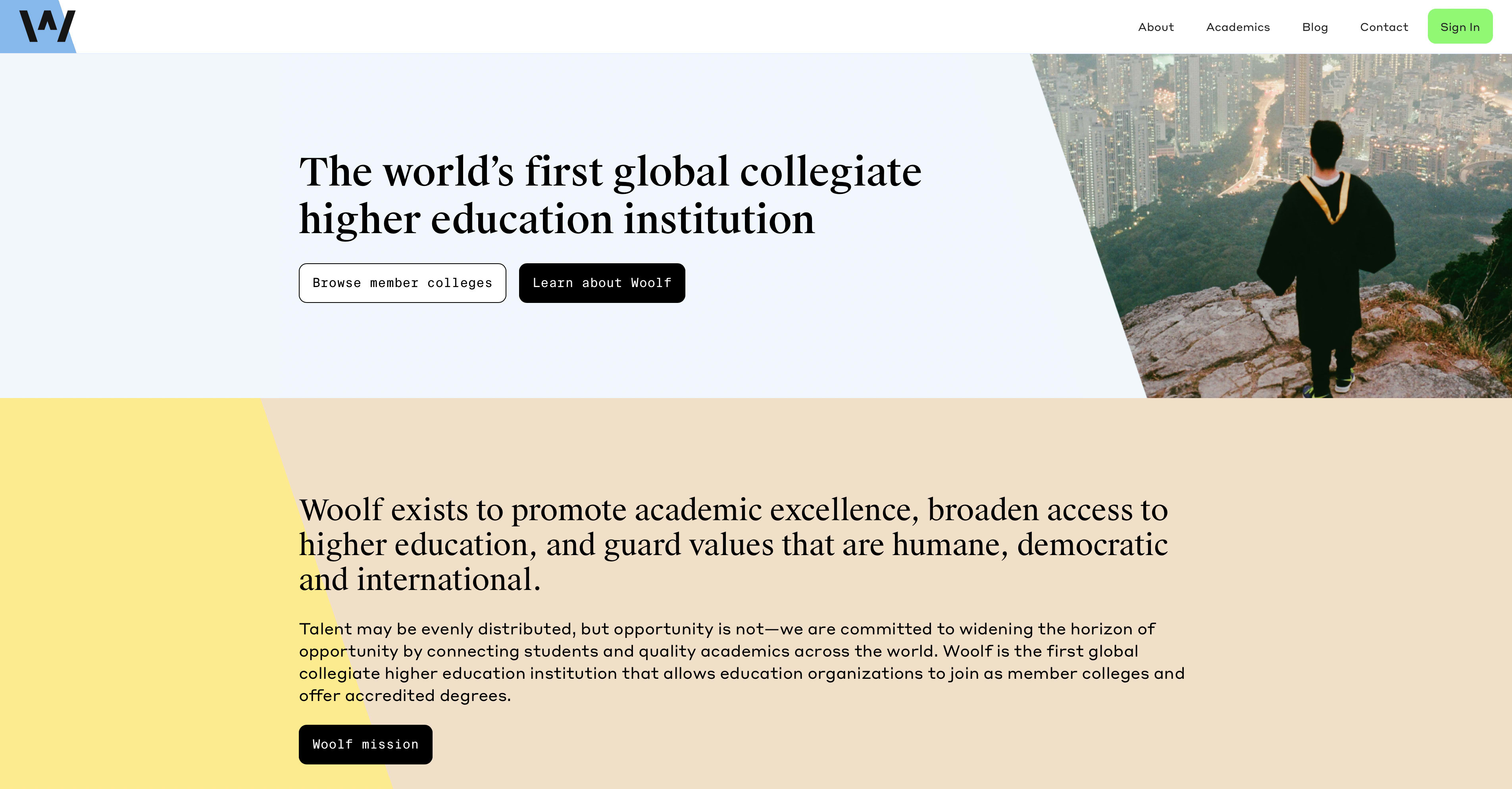 The world’s first global collegiate university